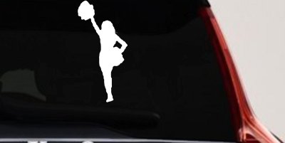 Cheerleader Decal Sticker for Car Truck Window Vinyl Graphic
