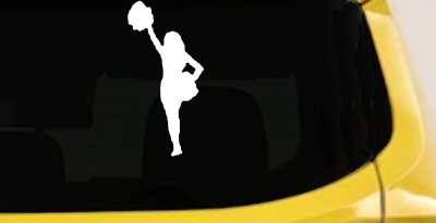 Cheerleader Decal Sticker for Car Truck Window Vinyl Graphic