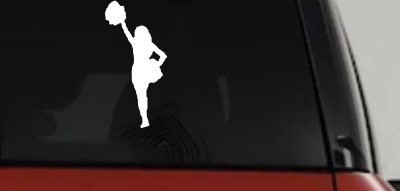 Cheerleader Decal Sticker for Car Truck Window Vinyl Graphic