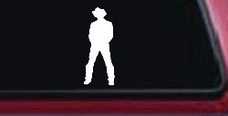 Cowboy Decal Western Car or Truck Window Decal Sticker