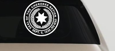 Cherokee Nation Seal Decal for Car Truck Window Native American Sticker