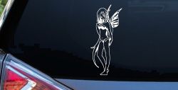 Cute Pixie Fairy Bikini Car or Truck Window Decal Sticker
