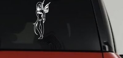Cute Pixie Fairy Bikini Decal - Car Truck Window Vinyl Sticker