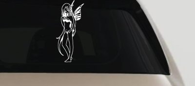 Cute Pixie Fairy Bikini Decal - Car Truck Window Vinyl Sticker