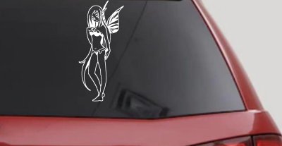 Cute Pixie Fairy Bikini Decal - Car Truck Window Vinyl Sticker
