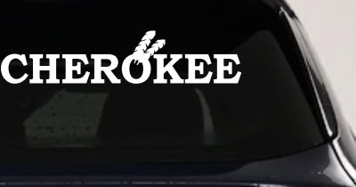 Cherokee Native American Indian Decal for Car Truck Windows
