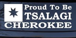 Cherokee Proud To Be Tsalagi native American Indian Car or Truck Window Decal Sticker