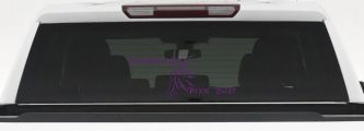 Powered By Pixie Dust Car or Truck Window Decal Sticker (Violet)