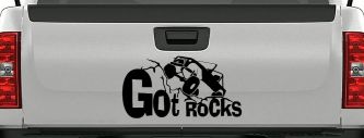 Got Rocks Off Road Car or Truck Window Decal Sticker (Black)