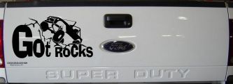 Got Rocks Off Road Car or Truck Window Decal Sticker (Black)