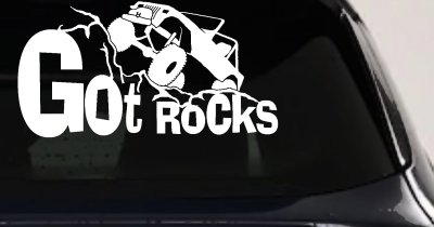 Got Rocks Off Road Decal - Car Truck Window Vinyl Sticker