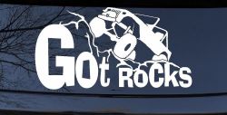 Got Rocks Off Road Car or Truck Window Decal Sticker