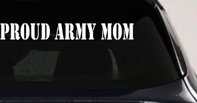 Proud Army Mom Car Truck Window Vinyl Decal Sticker Military Auto Accessory