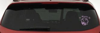 In Memory Of Mastiff Dog Car or Truck Vinyl Window Decal Sticker (Lilac)