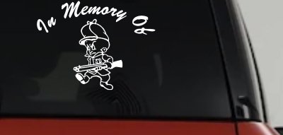Elmer Fudd Hunting Decal Car Truck Window Vinyl Sticker In Memory Of