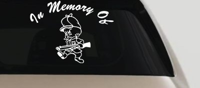 Elmer Fudd Hunting Decal Car Truck Window Vinyl Sticker In Memory Of