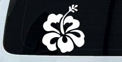 Hibiscus Flower Car or Truck Window Decal Sticker