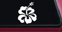 Hibiscus Flower Car or Truck Window Decal Sticker