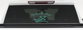 My Guardian Angel Christian Car or Truck Window Decal Sticker (Mint)