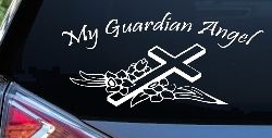 My Guardian Angel Christian Car or Truck Window Decal Sticker