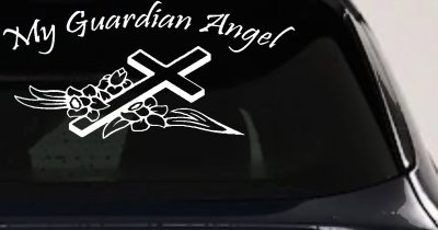 Guardian Angel Christian Car Truck Window Decal Sticker Vinyl