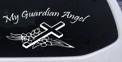 My Guardian Angel Christian Car or Truck Window Decal Sticker