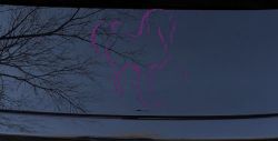 Tribal Horse Car or Truck Window Decal Sticker (Violet)