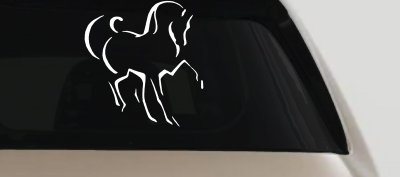 Tribal Horse Decal for Car Truck Window Vinyl Sticker
