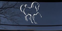 Tribal Horse Car or Truck Window Decal Sticker