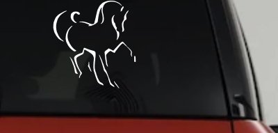 Tribal Horse Decal for Car Truck Window Vinyl Sticker