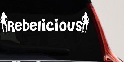 Rebelicious Cowgirl Country Girl Truck Car Window Vinyl Decal Sticker