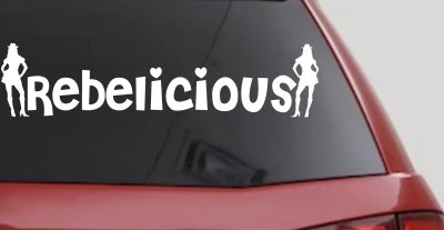 Rebelicious Cowgirl Country Girl Truck Car Window Vinyl Decal Sticker
