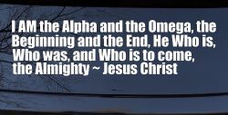 Alpha Omega Almighty Jesus Christ Christian Car or Truck Window Decal Sticker