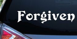 Forgiven Christian Christian Car or Truck Window Decal Sticker