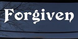 Forgiven Christian Christian Car or Truck Window Decal Sticker