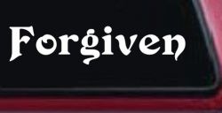Forgiven Christian Christian Car or Truck Window Decal Sticker