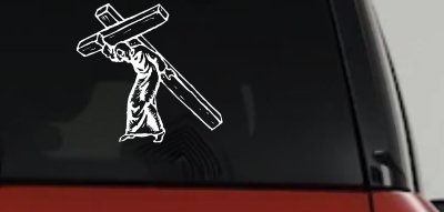 Jesus Cross Christian Car Truck Window Vinyl Decal Sticker Faith Symbol