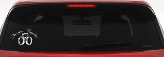 Forever Together Marriage Wedding Car or Truck Window Decal Sticker