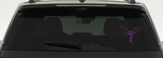 Dragon Flying Car or Truck Window Decal Sticker (Violet)