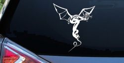 Dragon Flying Car or Truck Window Decal Sticker