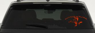 Funny Fast Ball Baseball Pitcher Sports Car or Truck Window Decal Sticker (Orange Red)