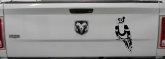 Parakeet Car or Truck Window Decal Sticker (Black)
