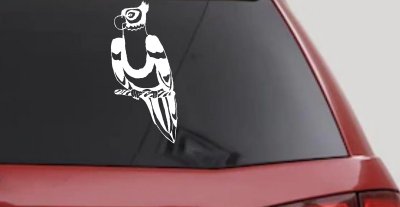 Parakeet Window Decal for Car or Truck Vinyl Sticker
