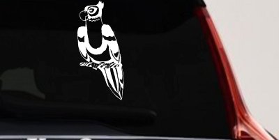 Parakeet Window Decal for Car or Truck Vinyl Sticker