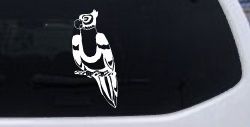 Parakeet Car or Truck Window Decal Sticker