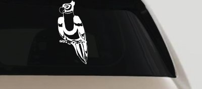 Parakeet Window Decal for Car or Truck Vinyl Sticker