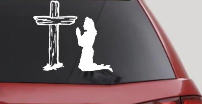 Nurse Cross Christian Decal for Cars Trucks Vinyl Window Sticker