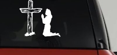 Nurse Cross Christian Decal for Cars Trucks Vinyl Window Sticker