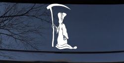 Grim Reaper Car or Truck Window Decal Sticker