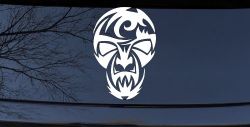 Tribal Skull Mask Car or Truck Window Decal Sticker